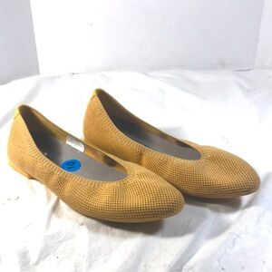 Women's Allbirds Tree Breezer Tan Knit Sustainable Ballet Flats
